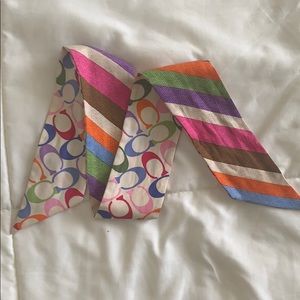 Coach scarf multicolor